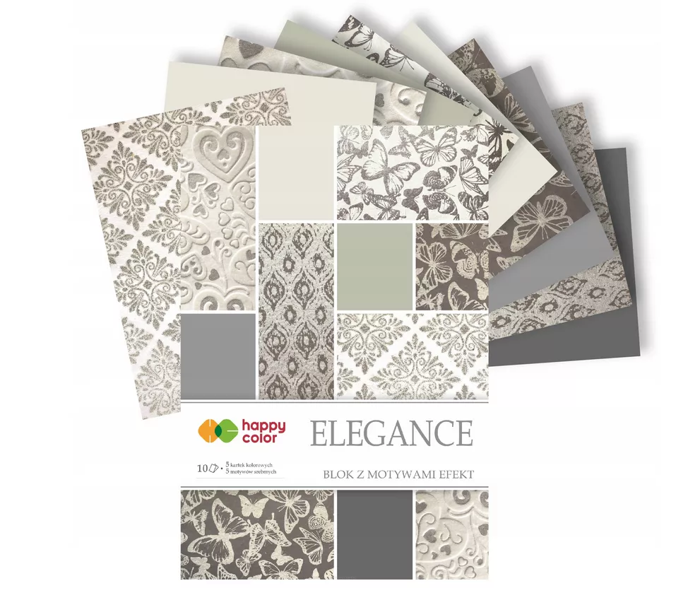 Blok z Motywami Happy Color Elegance