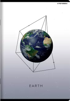 Zeszyt  TOP 2000 Geo/Planet A5 96k Krata - 9