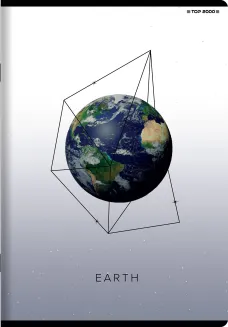 Zeszyt  TOP 2000 Geo/Planet A5 96k Krata - 9