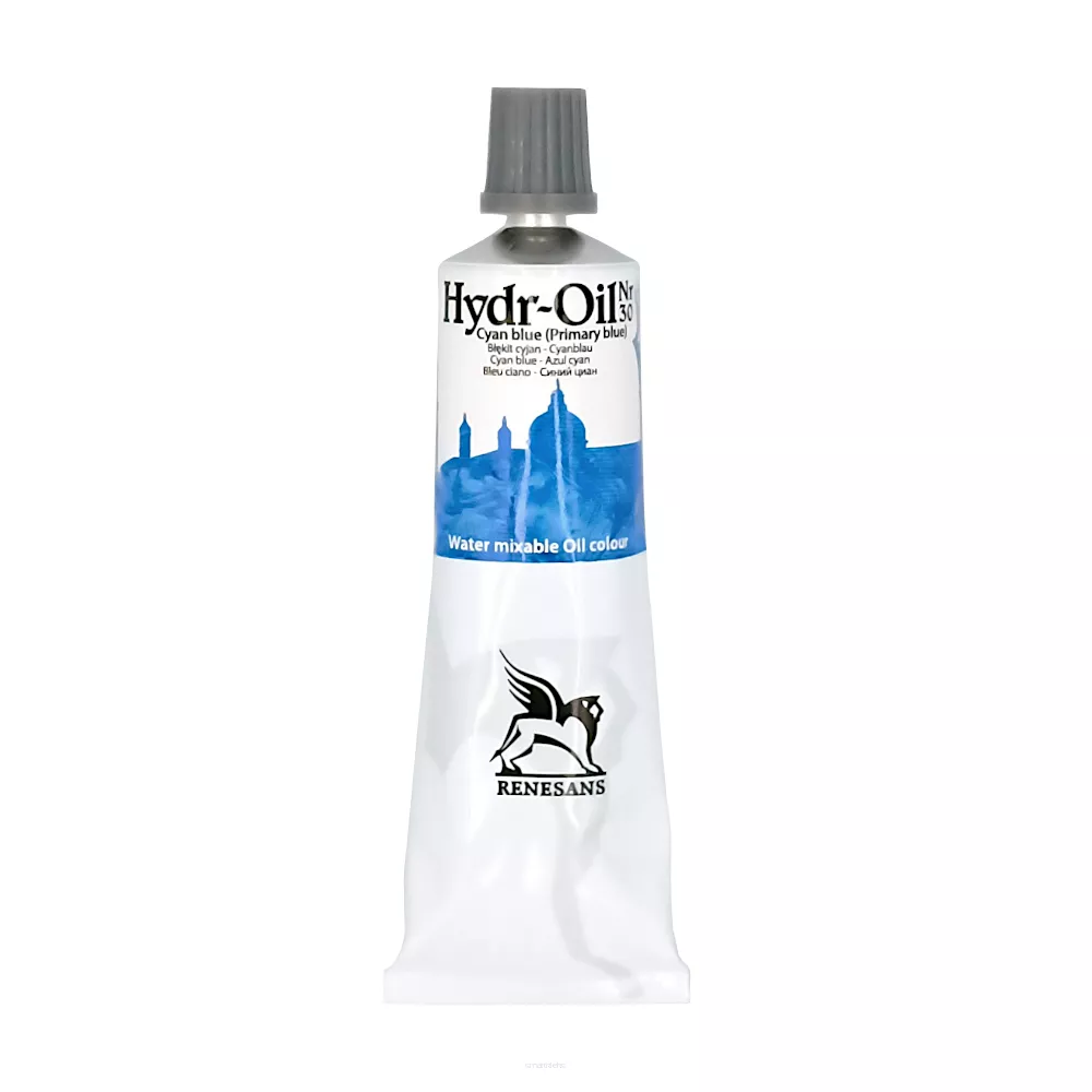 Farba Olejna Renesans Hydr-Oil 60 ml Cyjan Blue (Primary Blue) 30 smartkleks.pl