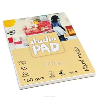 SMLTArt Studio Pad MIX MEDIA A5 160gsm 25 arkuszy