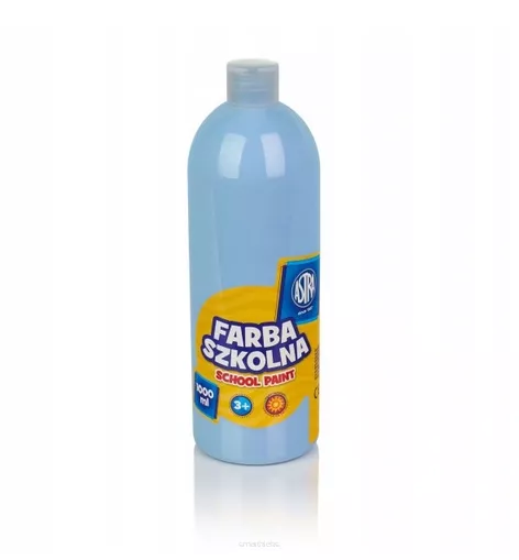 Farba Szkolna 1000 ml Błękitna