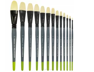 Pędzel koci język szczecinowy syntetyczny seria 1005FR