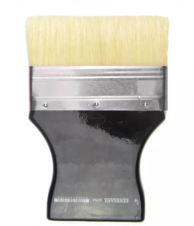 RENESANS PĘDZEL SZCZECINOWY SZEROKI 4