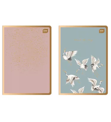 Zeszyt A5 Kratka Metalic Satin Gold 96k. Interdruk