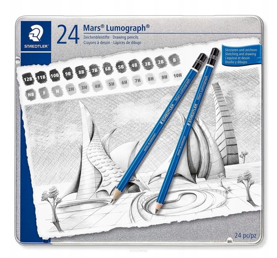 Zestaw Ołówków Staedtler  Mars Lumograph 24cz.