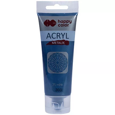 Farba Akrylowa Happy Color 75ml Granatowy (Metalik) 333