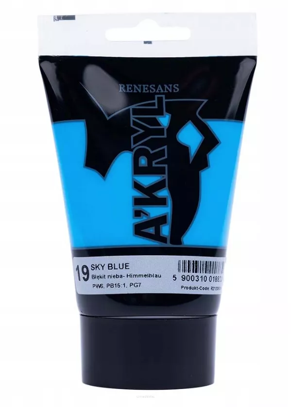 Farba Akrylowa Renesans 100ml 19 Błękit Nieba smartkleks.pl
