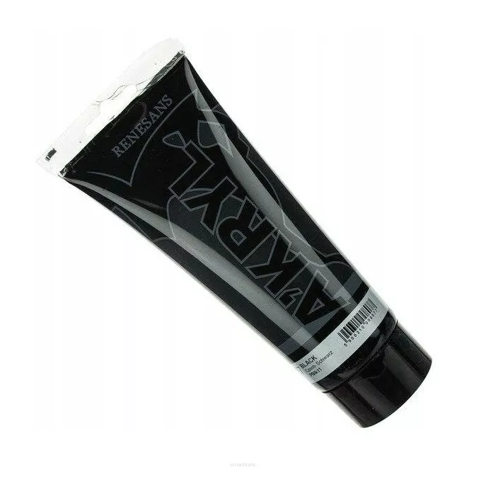 Farba Akrylowa Renesans 200ml 27 Black Czerń smartkleks.pl