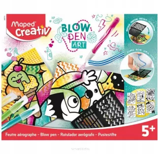 Flamastry Dmuchane Zestaw Kreatywny Maped Creativ