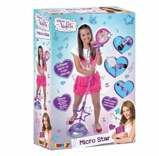 Mikrofon Dziecięcy Smoby Disney Violetta Wyprzedaż