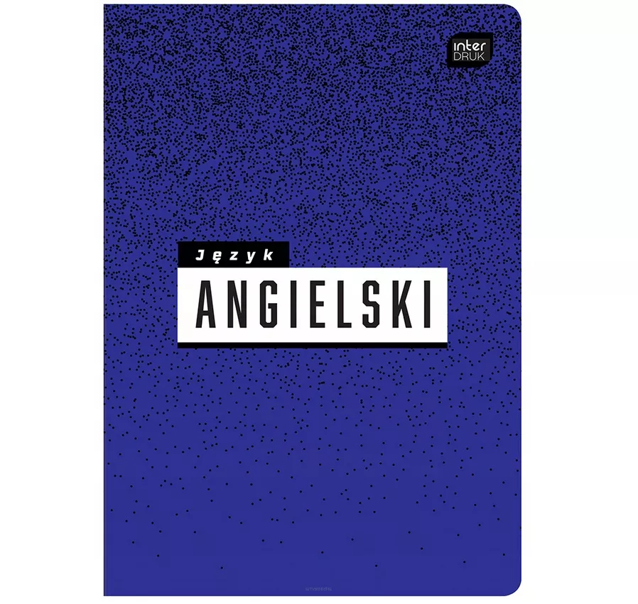 Zeszyt tematyczny A5 Krata 60 kartek 'Język angielski' Interdruk