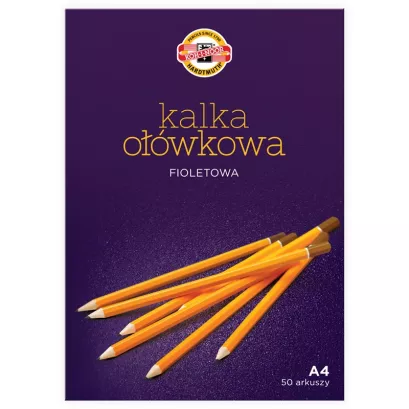 Kalka Ołówkowa Fioletowa Koh-I-Noor 50 ark.