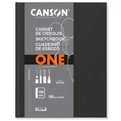 Mały Szkicownik w Twardej Oprawie Art Book One 100g 196 kartek Canson