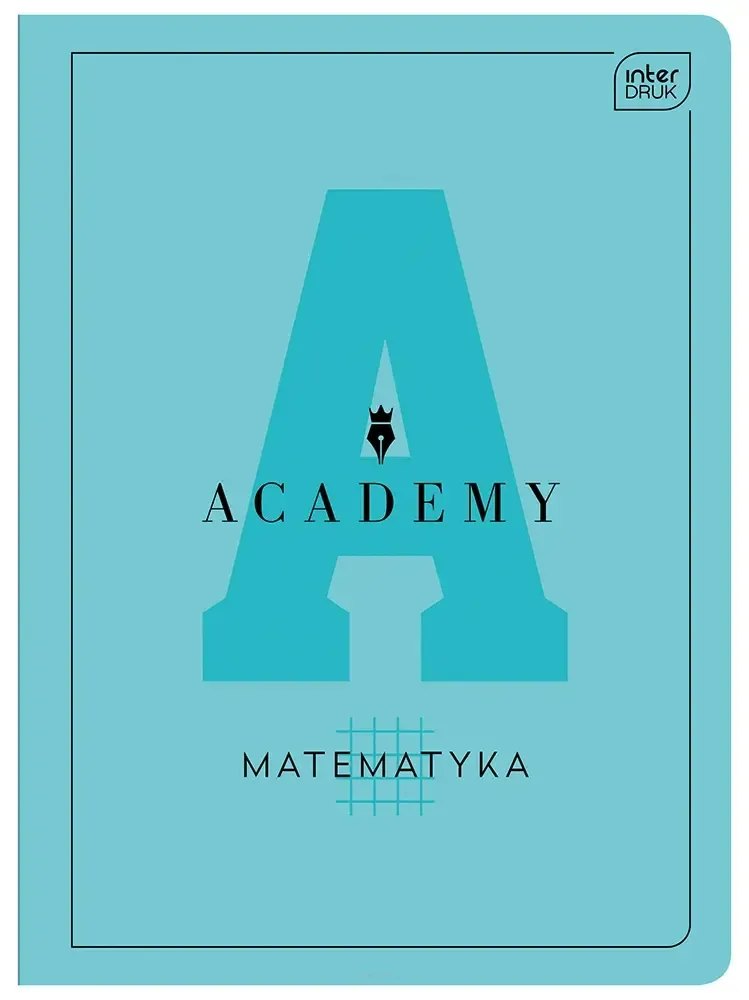 Zeszyt tematyczny InterDruk A5 60 Kratka 90g Matematyka Academy Hybryda