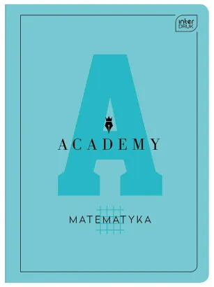 Zeszyt tematyczny InterDruk A5 60 Kratka 90g Matematyka Academy Hybryda