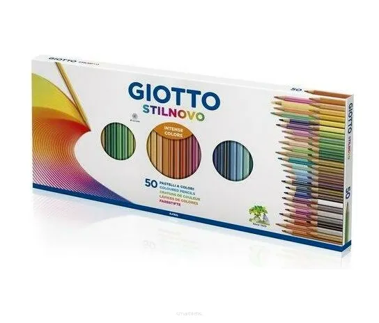 Kredki Ołówkowe Giotto 50 Kolorów