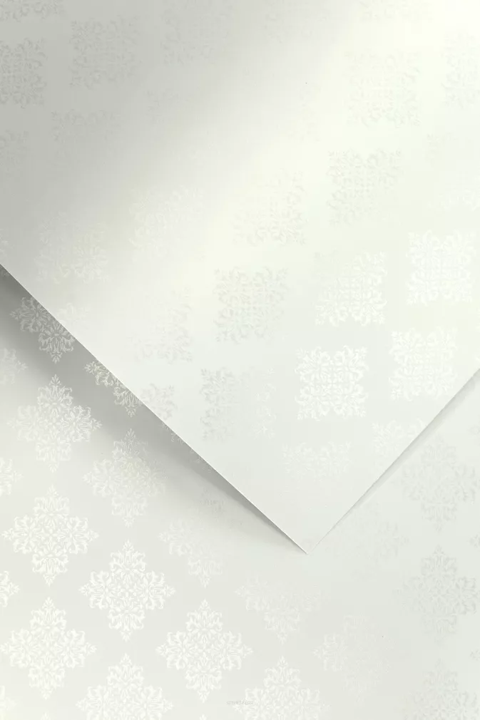 Karton Ozdobny Glamour Biały Galeria Papieru SmartKleks.pl