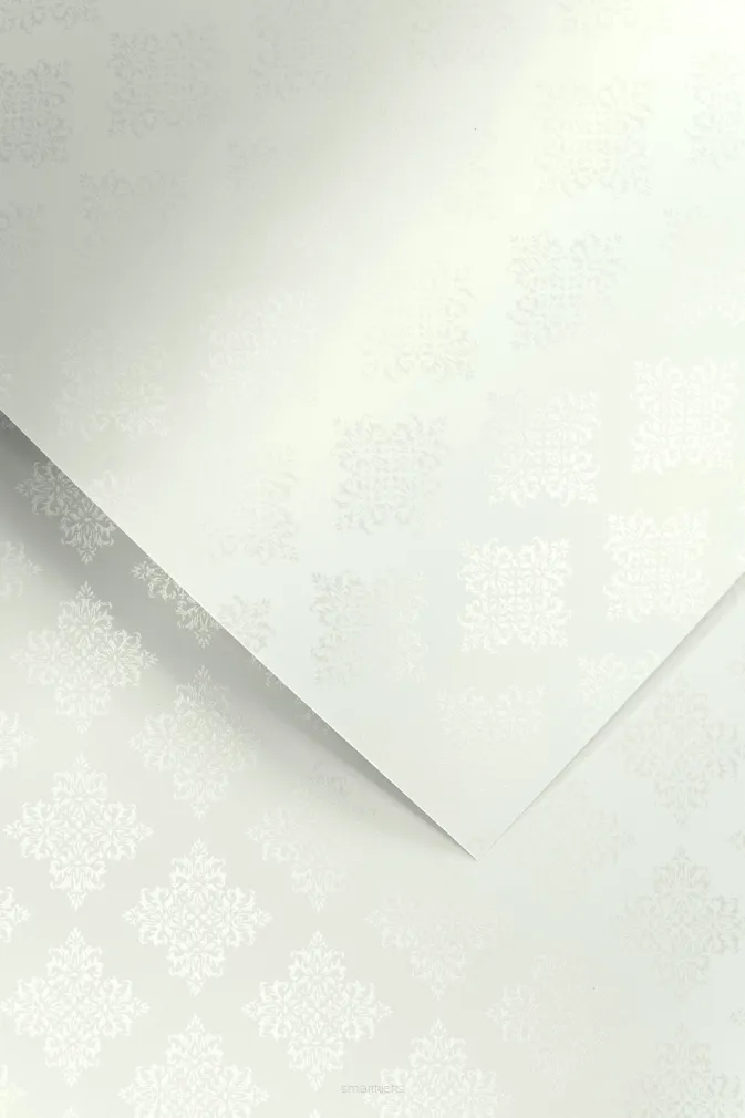 Karton Ozdobny Glamour Biały Galeria Papieru SmartKleks.pl