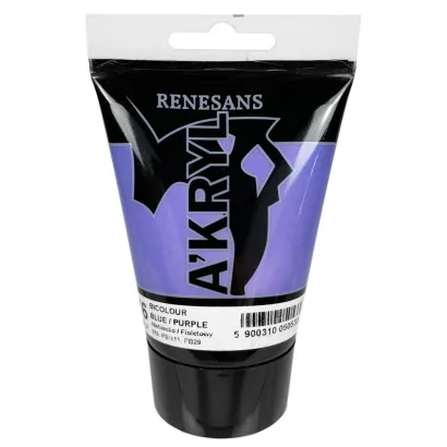 Farba Akrylowa Renesans 100ml 76 Niebiesko Fioletowy