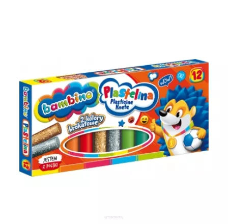 Plastelina Bambino 12 kolorów