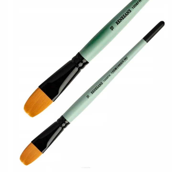 Pędzel Syntetyczny Płaski Renesans 18 Język Kota