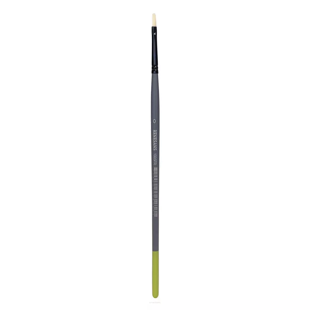 Pędzel koci język szczecinowy syntetyczny seria 1005FR - Renesans - nr 0