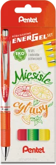 Pióro Kulkowe Zestaw Pentel 0,7 mm Mięsiste Cytrusy SmartKleks.pl