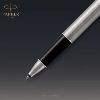 PARKER Sonnet pióro kulkowe Stainless Steel CT stal szlachetna ze złotymi wykończeniami