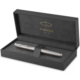 PARKER Sonnet pióro kulkowe Stainless Steel CT stal szlachetna ze złotymi wykończeniami