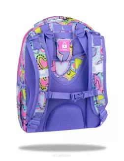 Plecak Tornister CoolPack Turtle Z Gwizdkiem Ratunkowym Pastel Heart SmartKleks.pl