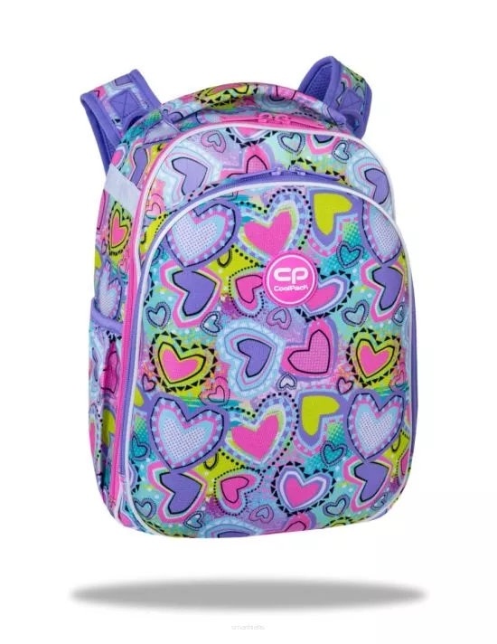 Plecak Tornister CoolPack Turtle Z Gwizdkiem Ratunkowym Pastel Heart  SmartKleks.pl