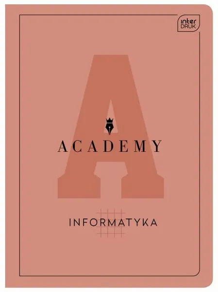 Zeszyt tematyczny InterDruk A5 60 Kratka 90g Informatyka Academy Hybryda