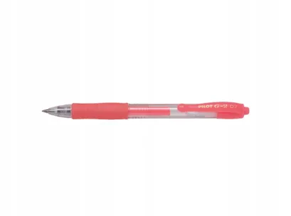 Długopis Żelowy Neonowy G-2 Pilot Neon Red