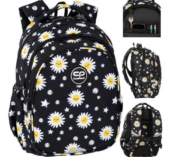 Plecak młodzieżowy Coolpack Jerry Daisy Black F029817 smartkleks.pl