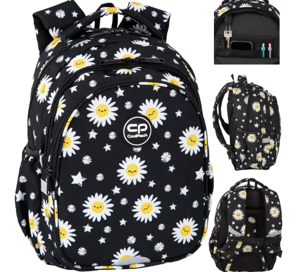 Plecak młodzieżowy Coolpack Jerry Daisy Black F029817 smartkleks.pl