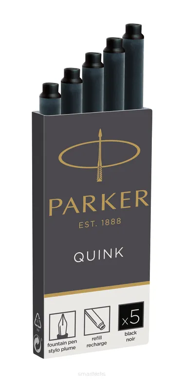 Naboje do Pióra Wiecznego Parker Quink Czarne smartkleks.pl