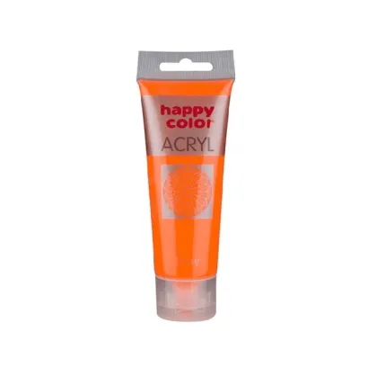 Farba Akrylowa Happy Color 75ml Pomarańczowy Fluo 401