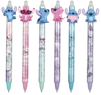 CoolPack Długopis Wymazywalny Automatyczny Disney Fashion Stitch Pastel
