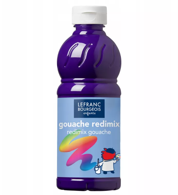 Płynny Gwasz Farba Plakatowa Redimix 500ml. Fioletowa smartkleks.pl