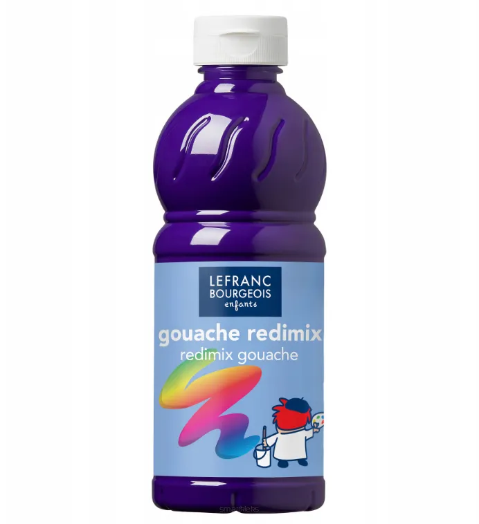 Płynny Gwasz Farba Plakatowa Redimix 500ml. Fioletowa smartkleks.pl