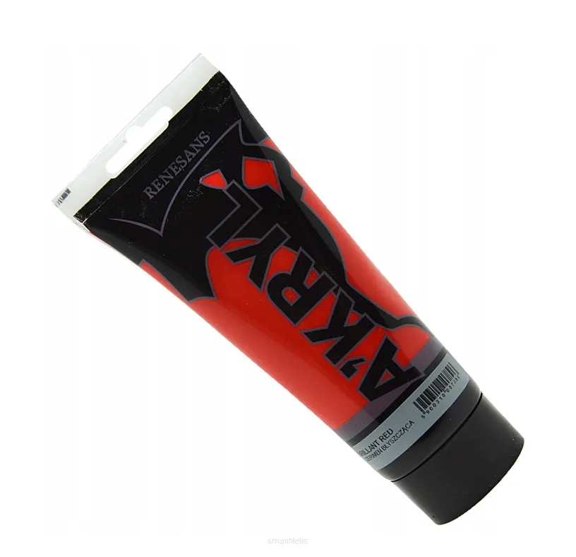 Farba Akrylowa Renesans 200ml 9 Czerwień Błyszcząca smartkleks.pl