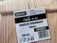 Widelce Drewniane Jednorazowe Enjoy & Be Eco Odra Pak 100szt  SmartKleks.pl