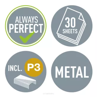 Zszywacz Leitz WOW Zielony Metalowy smartkleks.pl