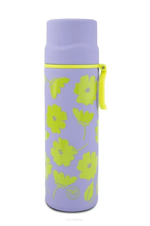 Bidon Patio Coolpack metal z kubkiem Vectis Flores Lila