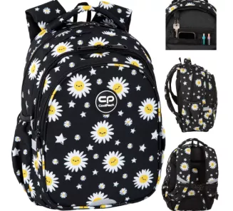 Plecak CoolPack Jerry Daisy Black z Piórnikiem i Workiem