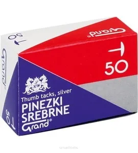 Pinezki srebrne Grand 50 szt.