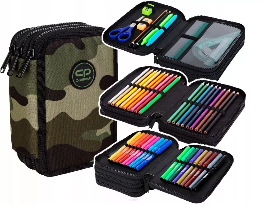 Piórnik Trzyczęściowy z Wyposażeniem CoolPack Jumper 3 Soldier