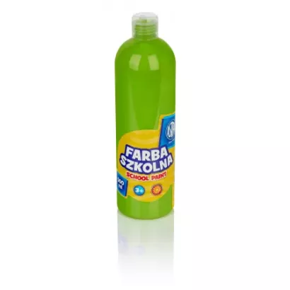 Farba szkolna ASTRA plakatowe 500 ml limonkowa