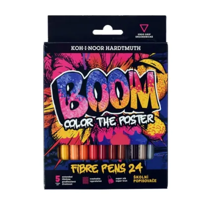 Flamastry 24 kolory Koh-i-noor